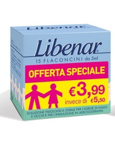 Libenar 15 Flaconcini Soluzione Isotonica 5 Ml Taglio Prezzo