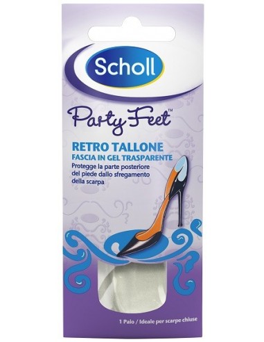 Plantare Ortopedico Per Retro Tallone Party Feet Scholl Gelactiv 1 Paio