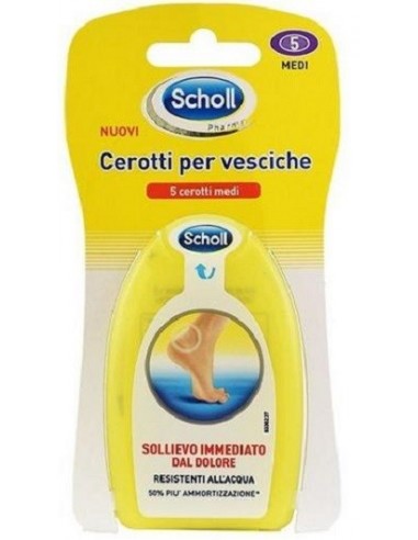 Scholl Cerotti Per Vesciche Medio 5 Pezzi