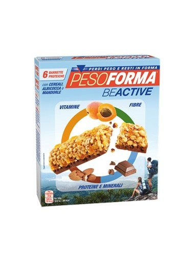 Pesoforma Beactive Cereali Albicocca E Mandorle 6 Barrette