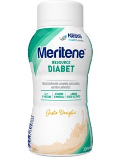 Meritene Resource Diabet Vaniglia Alimento Iperproteico 28 Vitamine E Minerali 200 Ml