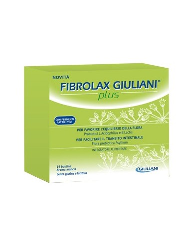 Fibrolax Giuliani Plus 14 Bustine Arancia
