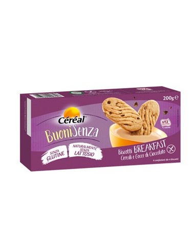 Cereal Buoni Senza Biscotti Breakfast Cereali E Gocce Di Cioccolato 200 G