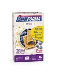 Pesoforma Biscotti Mirtilli 8 Pasti 16 Biscotti