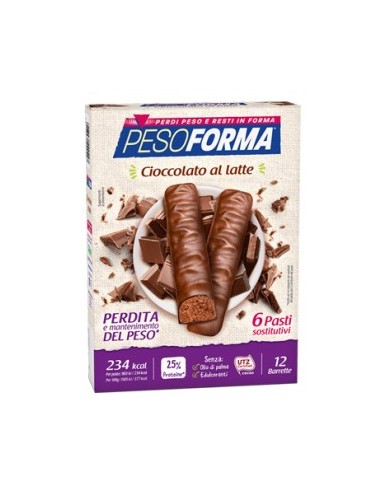 Pesoforma Barretta Cioccolato Latte 12 X 31 G