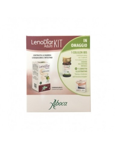 Lenodiar Adulti Kit Lenodiar Adulti 20 Capsule + Campione Colilen 12 Opercoli