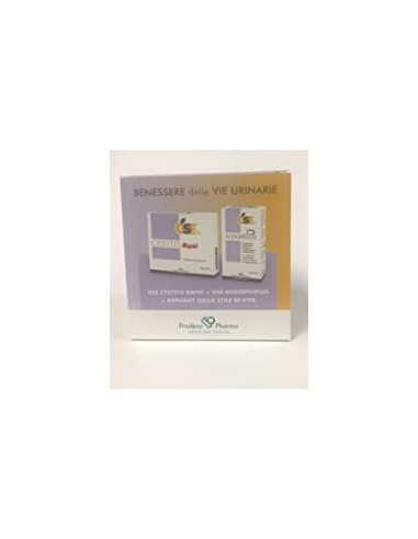 Kit Benessere Vie Urinarie Gse Cystitis Rapid 30 Compresse +gse Acidophiplus 30 Capsule Vegetali