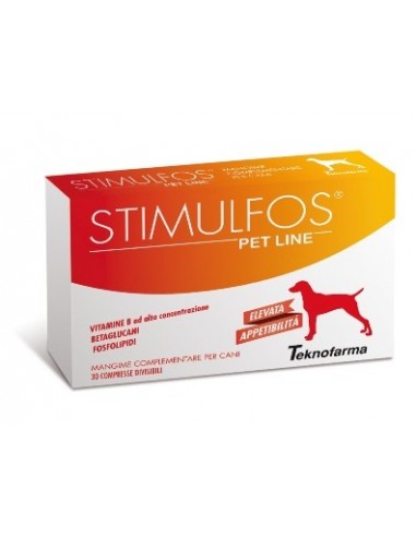 Stimulfos Pet Line Cane Mangime Complementare Scatola 30 Compresse