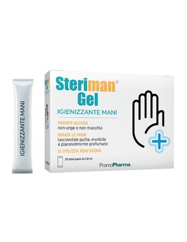 Steriman Gel Igienizzante Mani 20 Stick Da 2,8 Ml