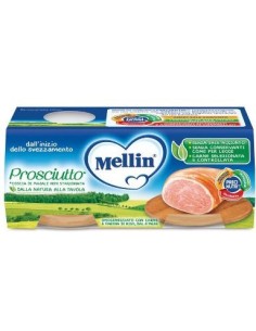 Mellin Omogeneizzato Prosciutto 2 Pezzi X 80 G