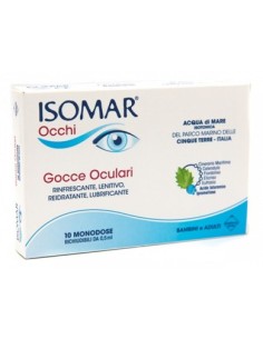 Isomar Occhi Gocce Oculari All'acido Ialuronico 0,20% 10 Flaconcini