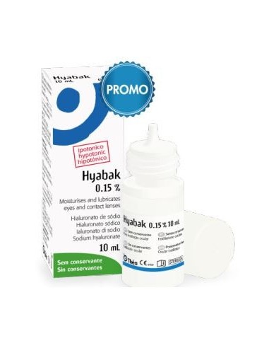 Hyabak Protector Soluzione Oftalmica Sodio Ialuronato 0,15%flacone 10ml