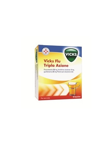 Vicks Flu Tripla Azione*orale Polv 10 Bust