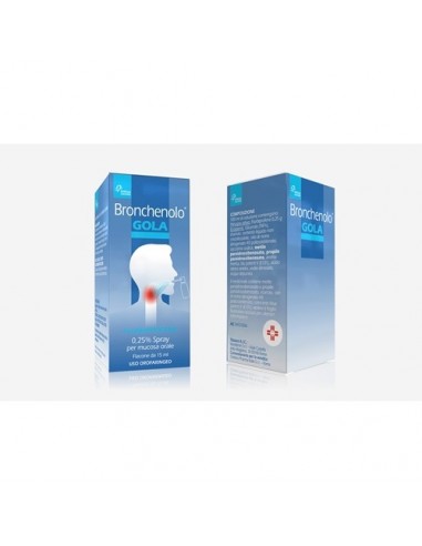 Bronchenolo Gola*spray Mucosa Orale 15 Ml 0,25%