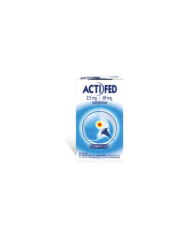 Actifed*12 Cpr 2,5 Mg + 60 Mg