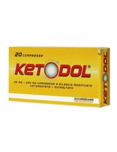 Ketodol 20 Compresse 25 Mg + 200 Mg