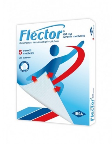 Flector*5 Cerotti Medicati 180 Mg