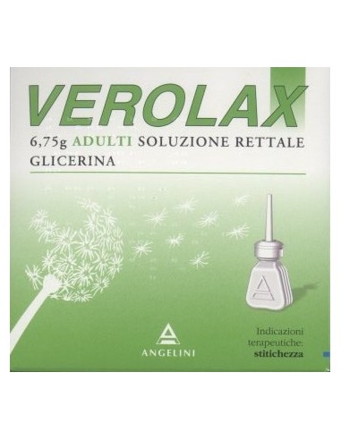 Verolax Adulti 6 Contenitori Monodose 6,75 G Soluzione Rettale