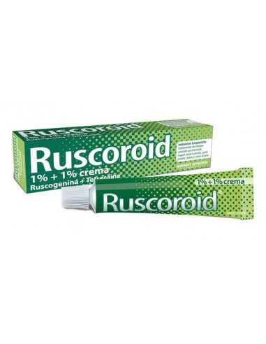 Ruscoroid*crema Rett 40 G 1% + 1%