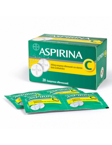 Aspirina C*20 Cpr Eff 400 Mg + 240 Mg