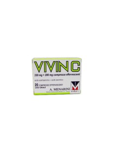 Vivin C 20 Compresse Effervescenti 330 Mg + 200 Mg