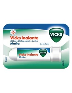 Vicks Inalante*rinol 1 Bastoncino Nasale 415,4 Mg + 415,4 Mg