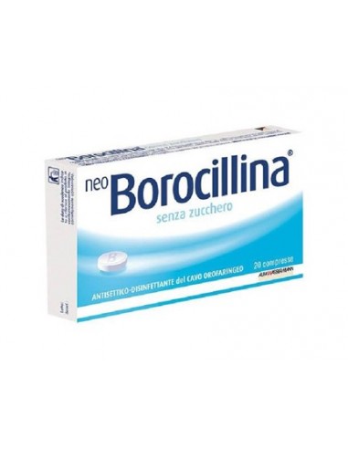 Neoborocillina*20 Pastiglie 1,2 Mg + 20 Mg Senza Zucchero