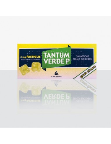 Tantum Verde P*20 Pastiglie 3 Mg Limone