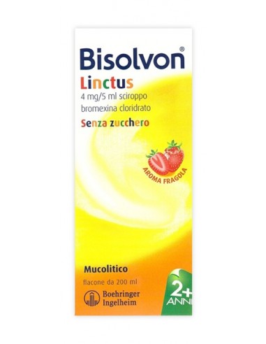 Bisolvon*1 Flacone 4 Mg/5 Ml 200 Ml Aroma Fragola Sciroppo