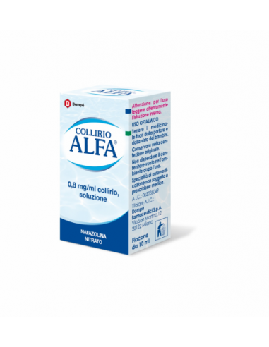 Collirio Alfa*collirio 10 Ml 0,8 Mg/ml