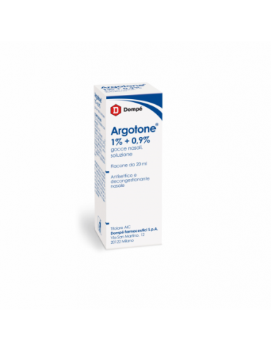 Argotone*Gocce Rinol 20 Ml 1% + 0,9%