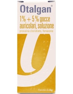 Otalgan*gocce Auricolari 6 G 5% + 1%