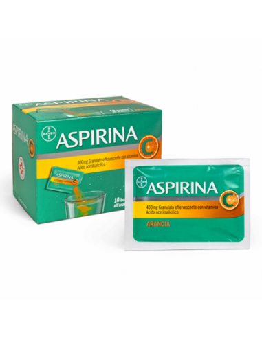 Aspirina*con Vitamina C 10 Bust Grat Eff 400 Mg + 240 Mg