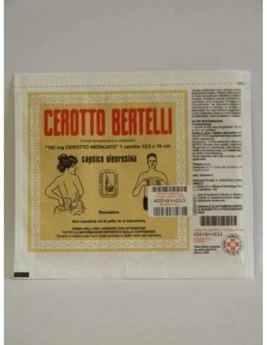 Cerotto Bertelli*cerotto Medio 16 X 12 Cm 3,3%