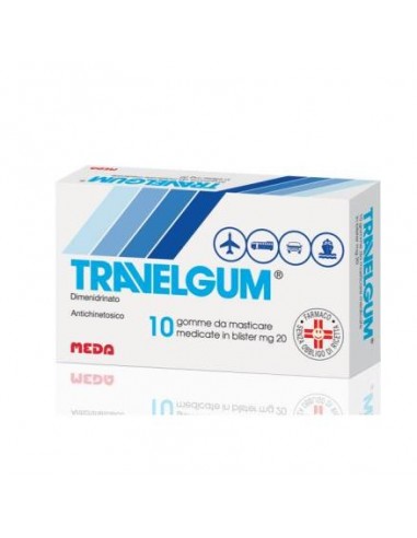 Travelgum*10 Gomme Mast 20 Mg