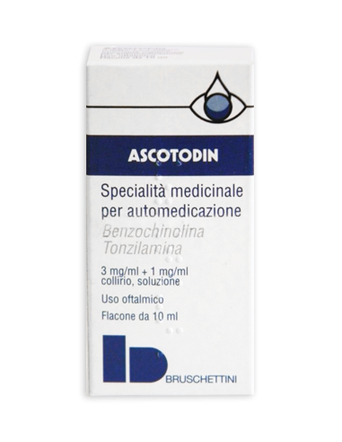 Ascotodin*collirio 3 Mg/ml + 1 Mg/ml 10 Ml