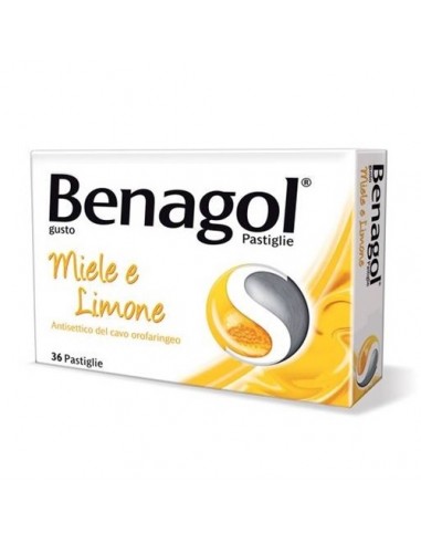 Benagol*36 Pastiglie 0,6 Mg + 1,2 Mg Miele Limone