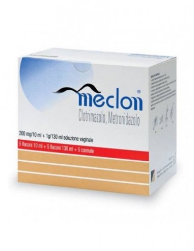 Meclon*soluzione Vaginale 5 Flaconi 200 Mg/10 Ml + 1 G/130 Ml