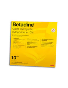 Betadine*10 Garze 10 Cm X 10 Cm 250 Mg