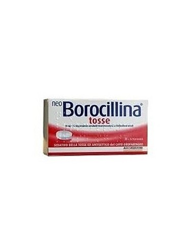 Neoborocillina Tosse*20 Pastiglie 10 Mg + 1,2 Mg