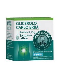 Glicerolo (carlo Erba)*bb 6 Microclismi 2,25 G Con Camomillae Malva