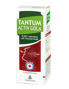 Tantum Verde Gola*spray Mucosa Orale 15 Ml 250 Mg/100 Ml