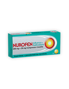 Nurofen Influenza E Raffreddore*12 Compresse Rivestite 200 Mg + 30 Mg