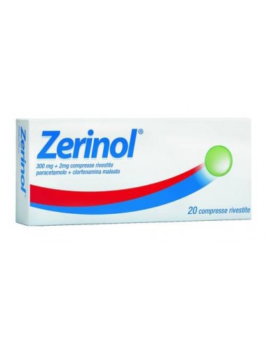 Zerinol*20 Cpr Riv 300 Mg + 2 Mg