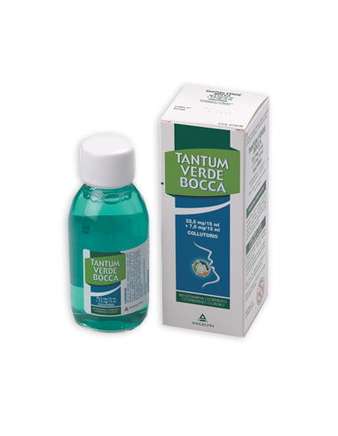 Tantum Verde Bocca*collutorio 240 Ml 22,5 Mg/15 Ml + 7,5 Mg/15 Ml