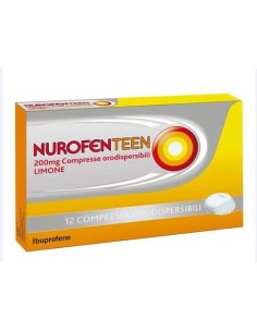 Nurofenteen*12 Cpr Orodisp 200 Mg Limone