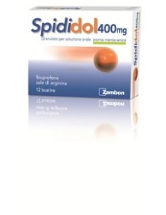 Spididol*orale Grat 12 Bust 400 Mg Aroma Menta Anice