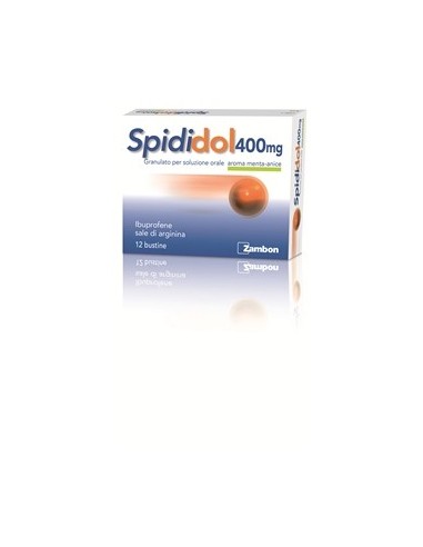 Spididol*orale Grat 12 Bust 400 Mg Aroma Menta Anice