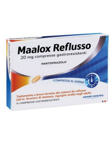 Maalox Reflusso*14 Cpr Gastrores 20 Mg