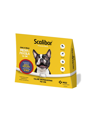 Scalibor Protector Band*collare Antiparassitario Bianco 48 Cm Cani Taglia Media Piccola